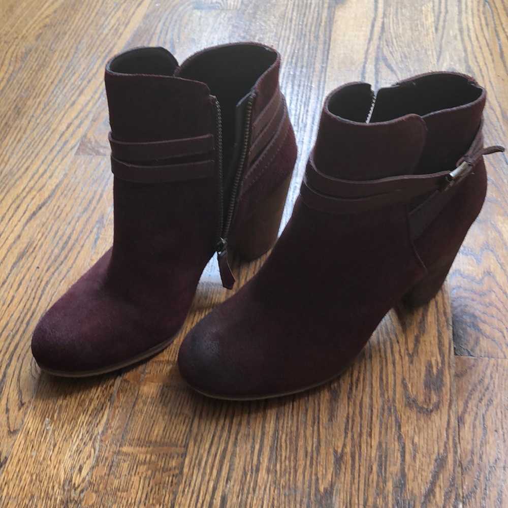 Maroon Nordstrom BP booties - size 7.5